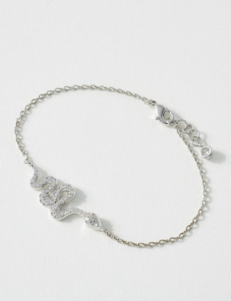 Snake Charmer Bracelet - Silver