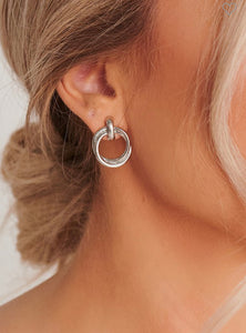 Woven Circle Earrings