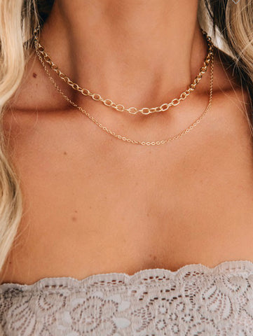 Double Chain Necklace