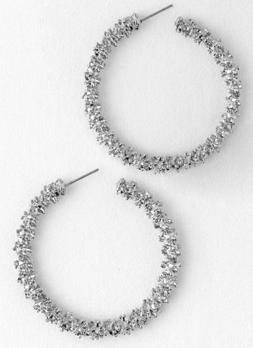 In The Loop Earrings - Silver