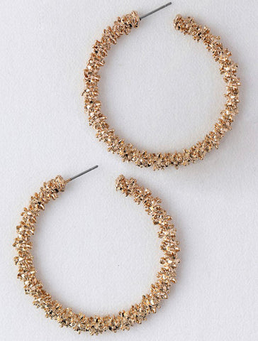 In The Loop Earrings - Gold