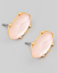 Sweet Peach Stud Earrings