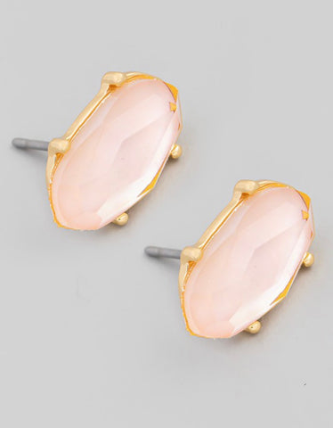 Sweet Peach Stud Earrings